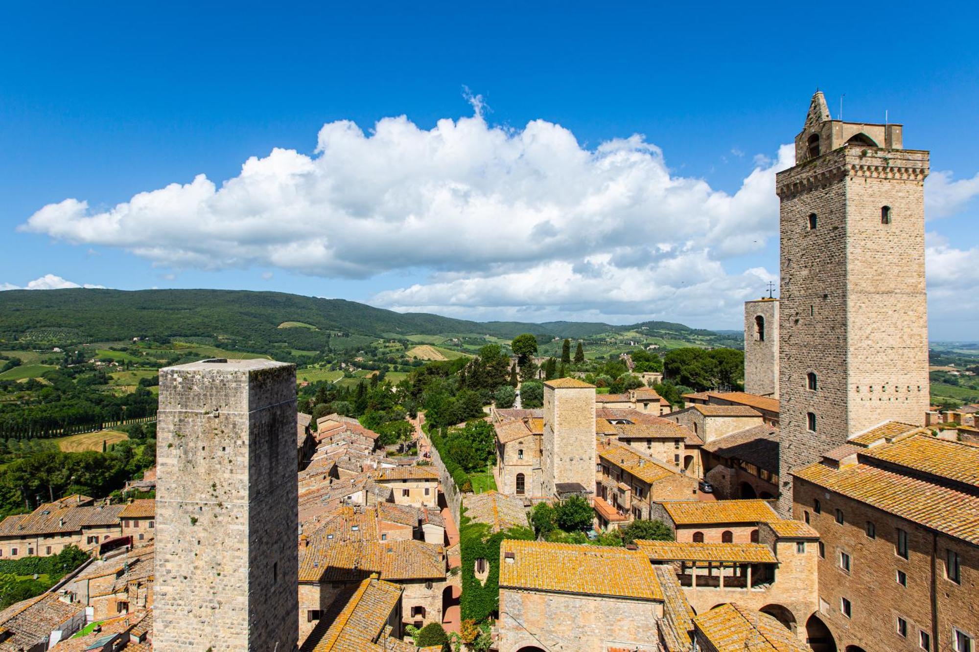 Apartmán The Artists' Tower - Amazing View From The Tower San Gimignano Exteriér fotografie